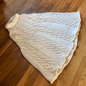 NWOT Lemon Brand Poncho No Sleeves
